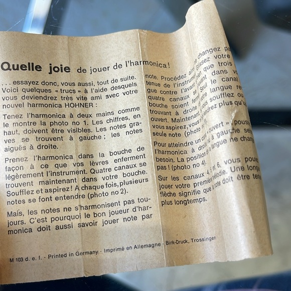 Marine band made by m Hohner Germany no 1896 - Picture 14 of 16